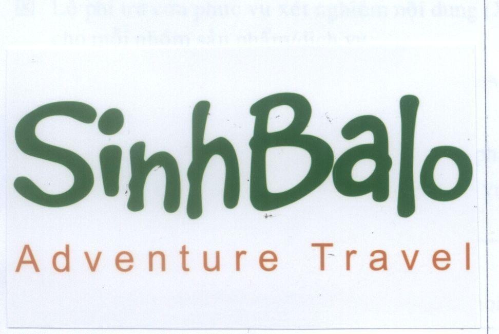 Mẫu nhãn hiệu SINHBALO ADVENTURE TRAVEL