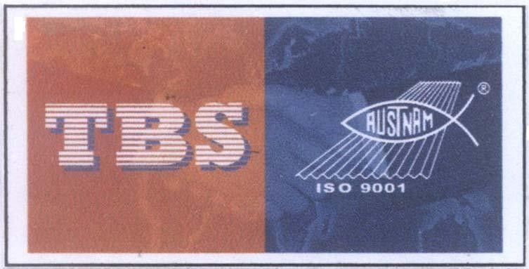 Mẫu nhãn hiệu TBS AUSTNAM ISO 9001