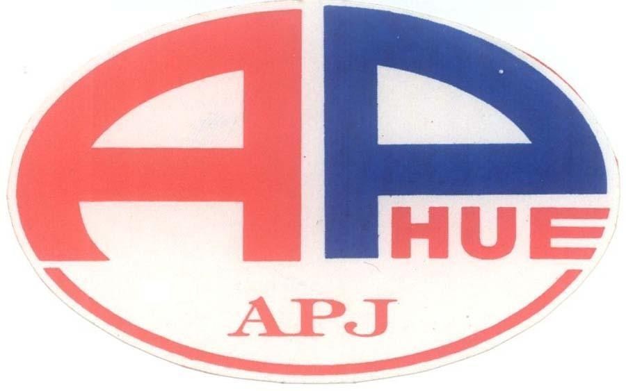 Mẫu nhãn hiệu AP HUE APJ