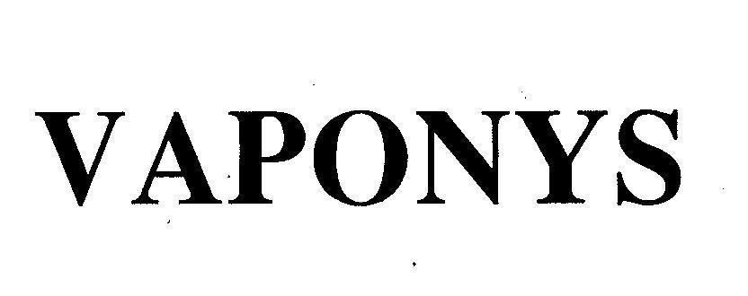 Mẫu nhãn hiệu VAPONYS