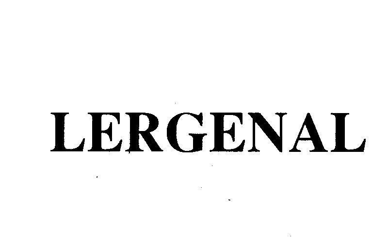 Mẫu nhãn hiệu LERGENAL
