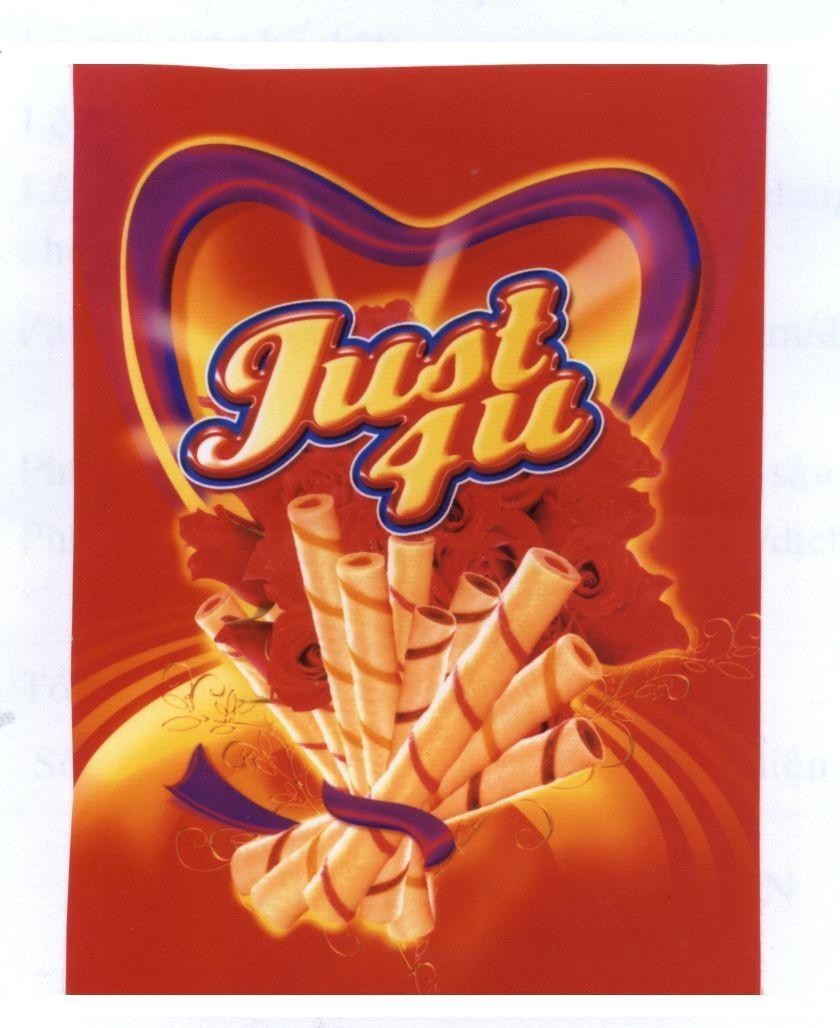 Mẫu nhãn hiệu JUST 4U