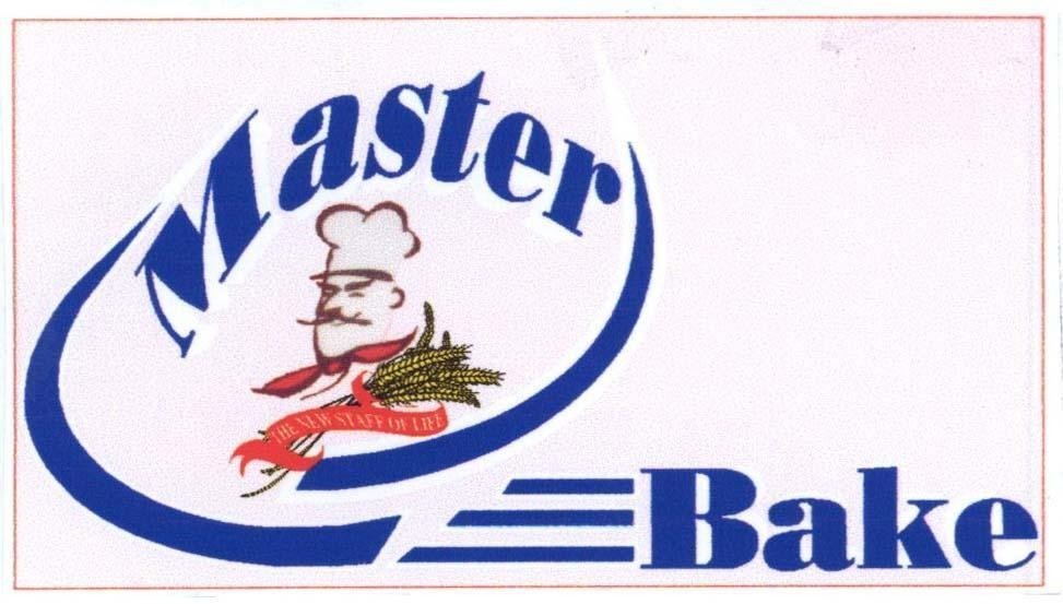 Mẫu nhãn hiệu Master Bake THE NEW STAFF OF LIFE