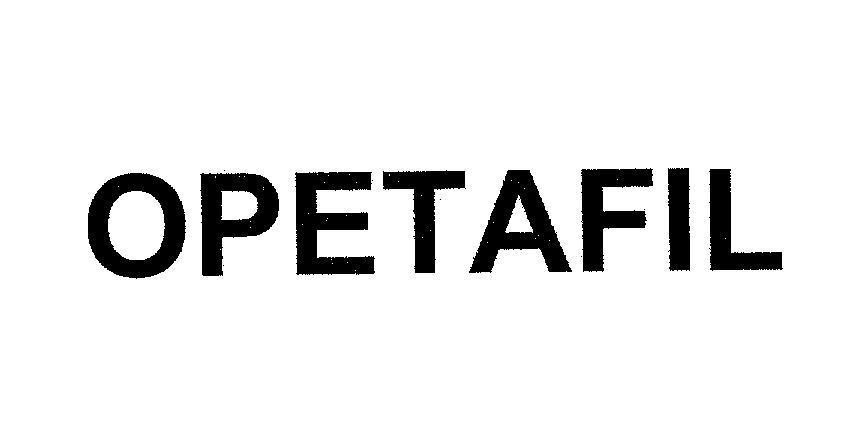 Mẫu nhãn hiệu OPETAFIL