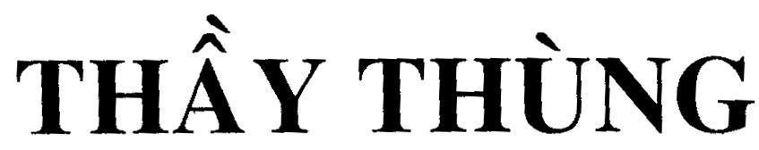 Mẫu nhãn hiệu THầY THùNG