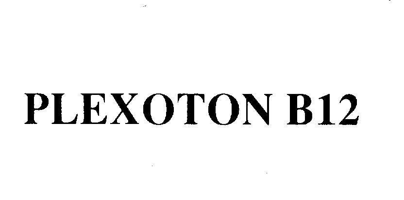 Mẫu nhãn hiệu PLEXOTON B12