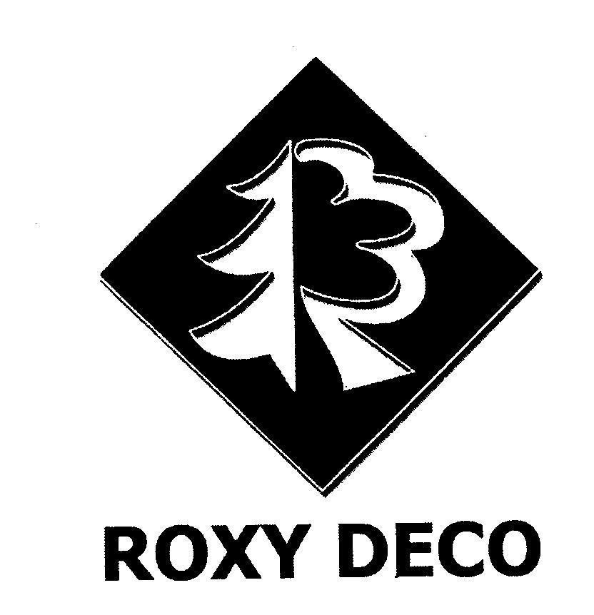 Mẫu nhãn hiệu R ROXY DECO