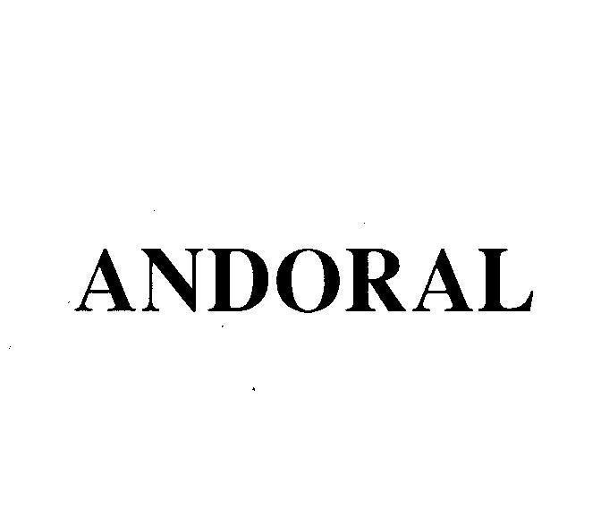Mẫu nhãn hiệu ANDORAL