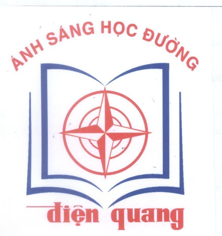 Mẫu nhãn hiệu điện quang ANH SANG HOC ĐUONG