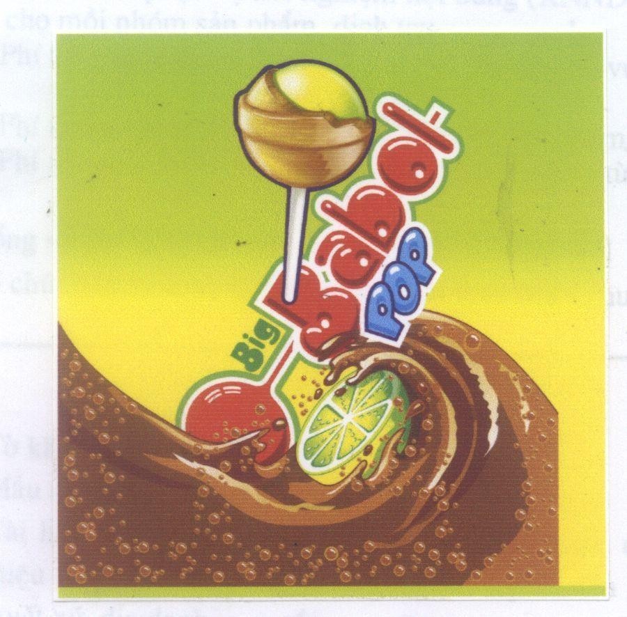 Mẫu nhãn hiệu BIG BABOL POP