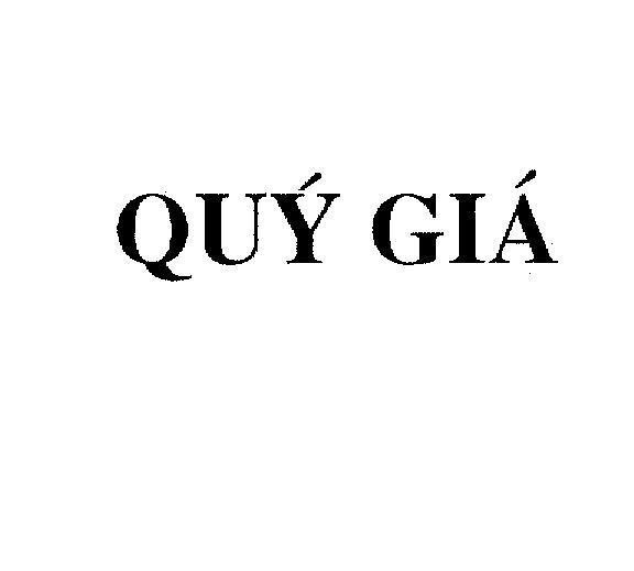 Mẫu nhãn hiệu Quý Giá