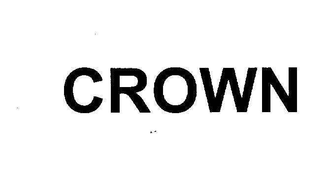 Mẫu nhãn hiệu CROWN