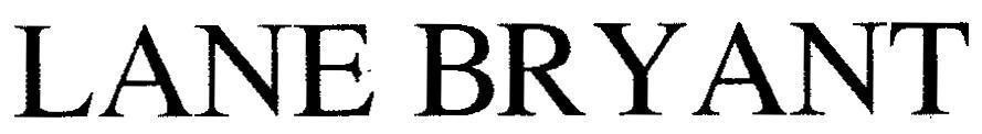 Mẫu nhãn hiệu LANE BRYANT