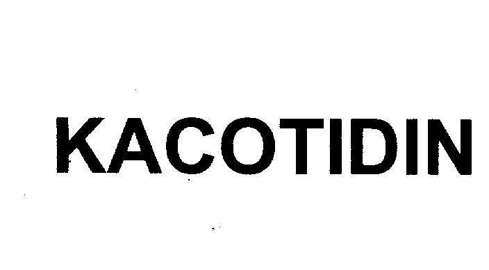Mẫu nhãn hiệu KACOTIDIN