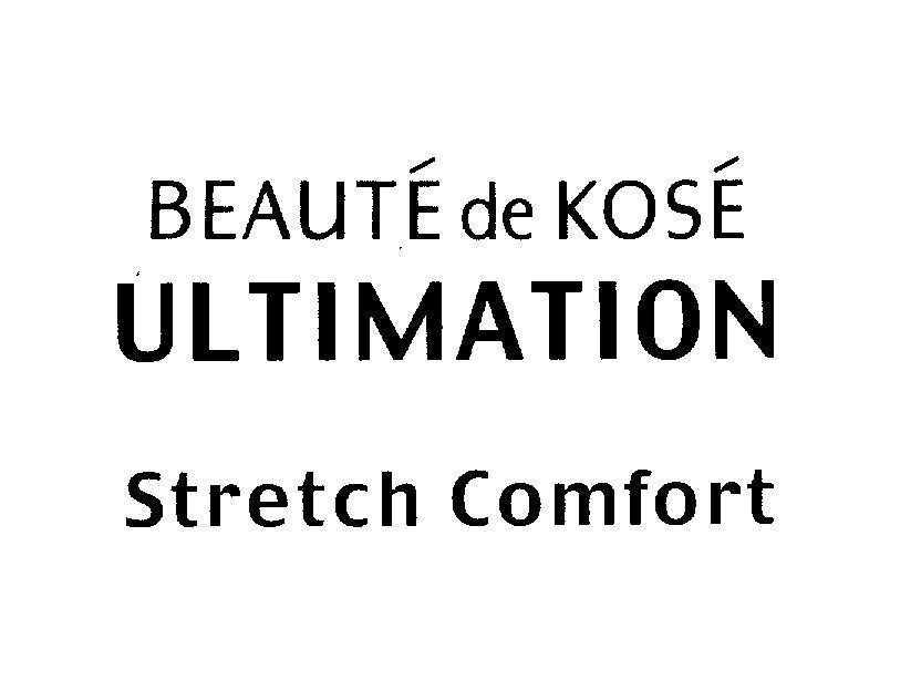Mẫu nhãn hiệu BEAUTE DE KOSE ULTIMATION STRETCH COMFORT