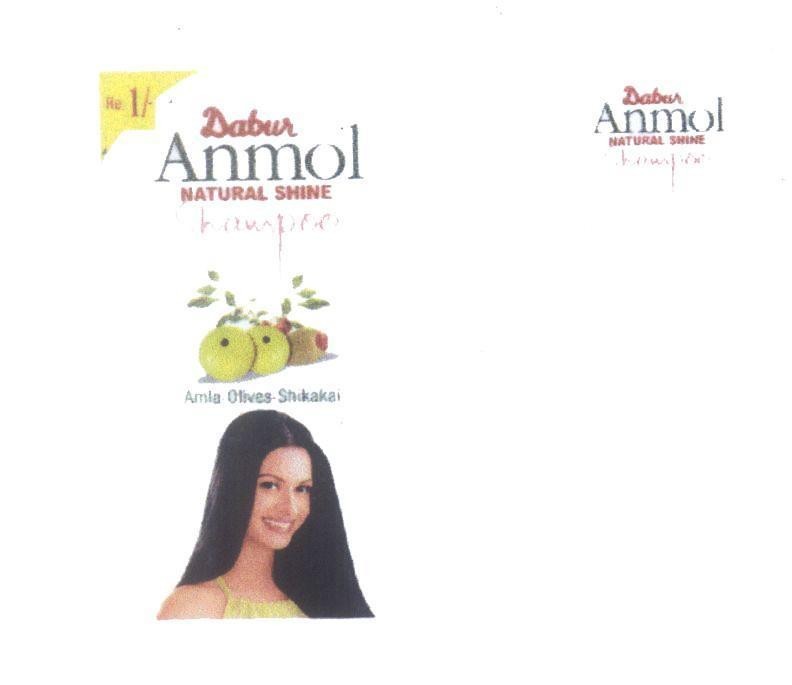 Mẫu nhãn hiệu DABUR ANMOL NATURAL SHINE