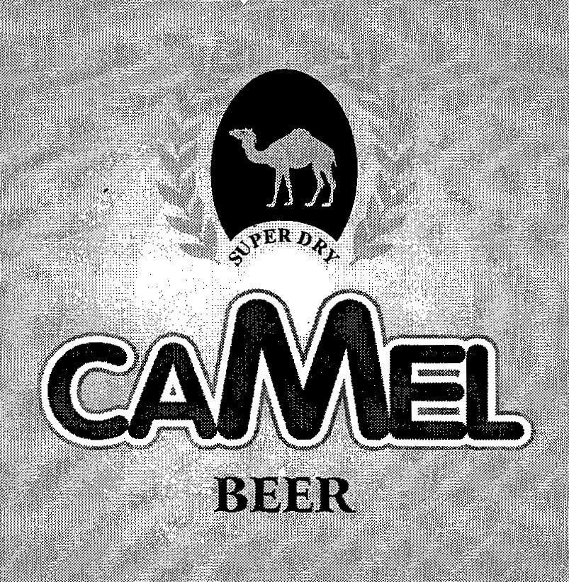 Mẫu nhãn hiệu CAMEL BEER SUPER DRY