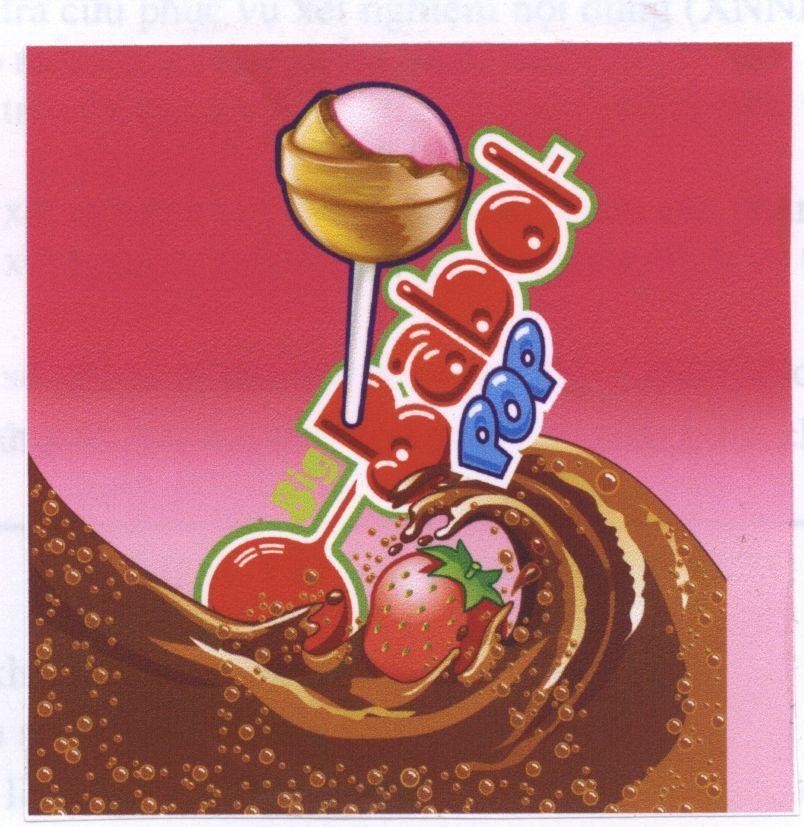 Mẫu nhãn hiệu BIG BABOL POP