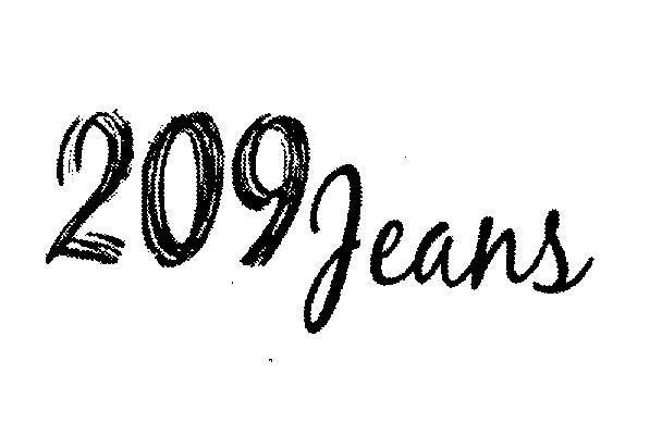 Mẫu nhãn hiệu 209 JEANS