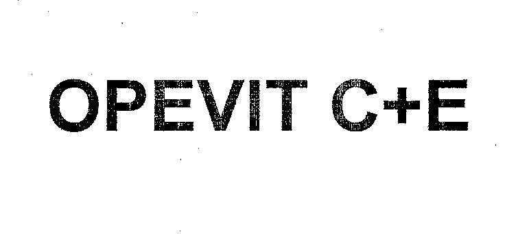 Mẫu nhãn hiệu OPEVIT C+E