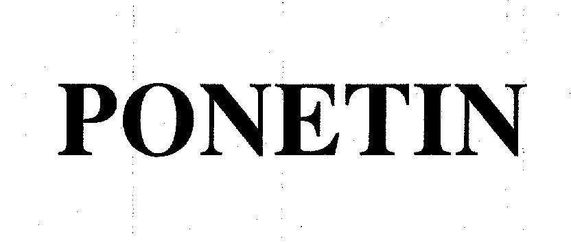 Mẫu nhãn hiệu PONETIN
