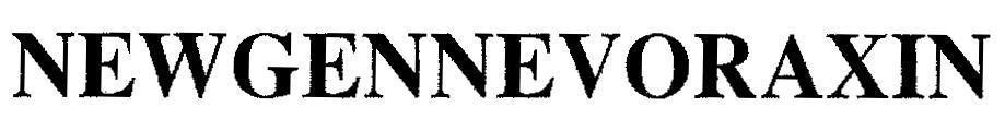 Mẫu nhãn hiệu NEWGENNEVORAXIN