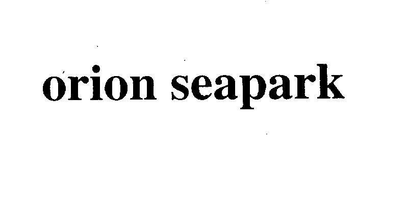 Mẫu nhãn hiệu ORION SEAPARK