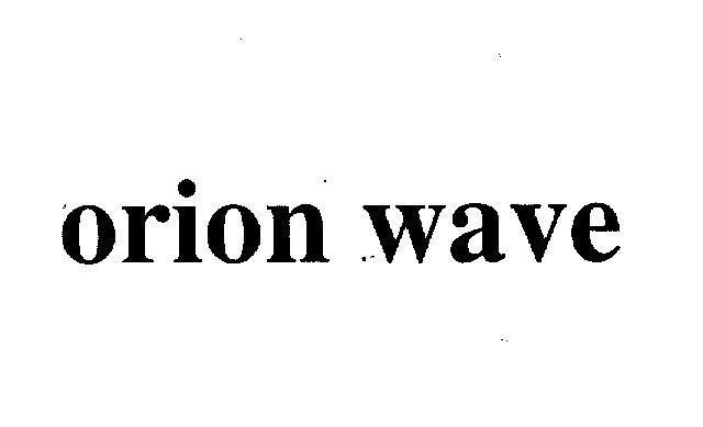 Mẫu nhãn hiệu ORION WAVE