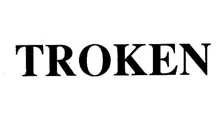Mẫu nhãn hiệu TROKEN
