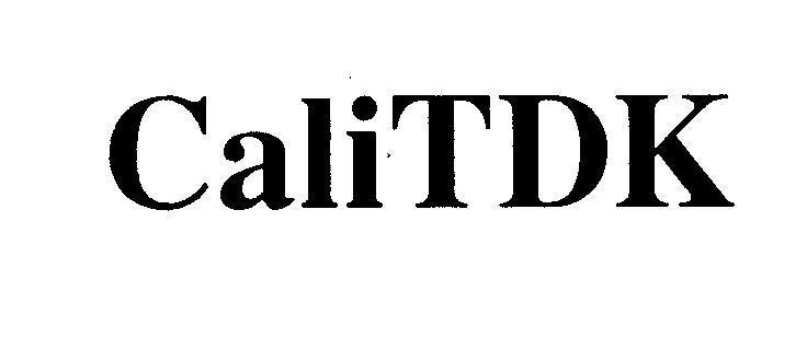 Mẫu nhãn hiệu CaliTDK