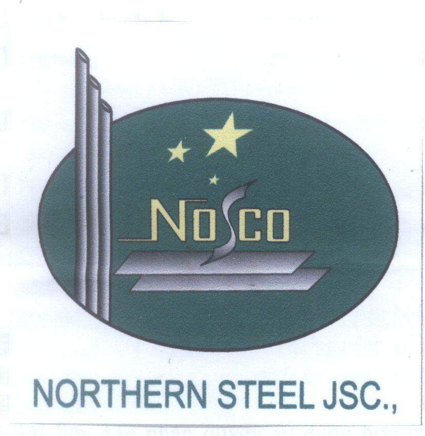 Mẫu nhãn hiệu NOSCO NORTHERN STEEL JSC