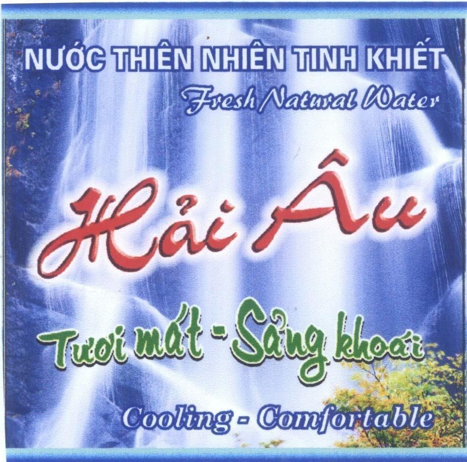 Mẫu nhãn hiệu Hải Âu Nước thiên nhiên tinh khiết Fresh Natural Water Tươi mát - Sảng khoái Cooling - Comfortable