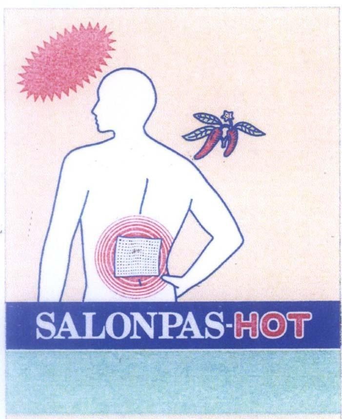 Mẫu nhãn hiệu SALONPAS-HOT