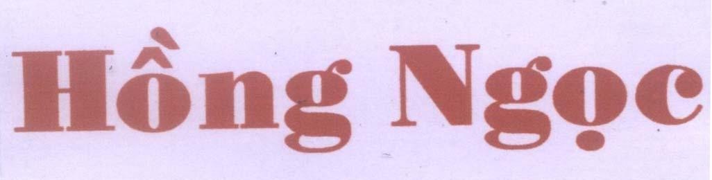 Mẫu nhãn hiệu Hồng Ngọc