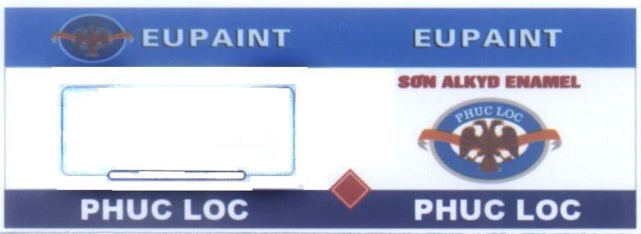 Mẫu nhãn hiệu EUPAINT SƠN ALKYD ENAMEL PHUC LOC