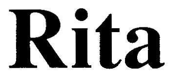 Mẫu nhãn hiệu RITA