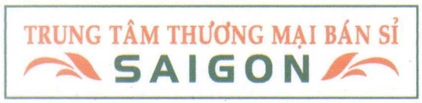 Mẫu nhãn hiệu Trung tâm thương mại bán sỉ SAIGON