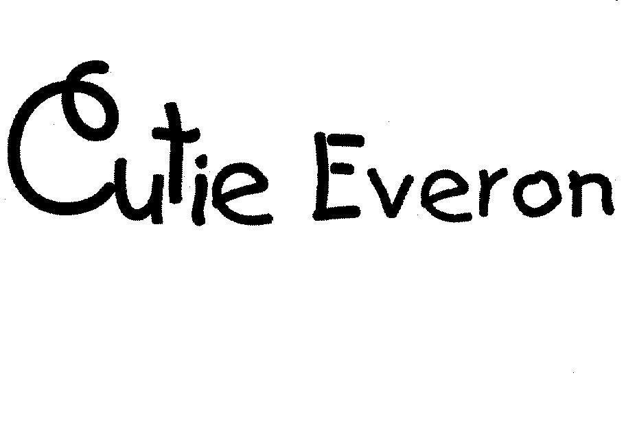 Mẫu nhãn hiệu CUTIE EVERON