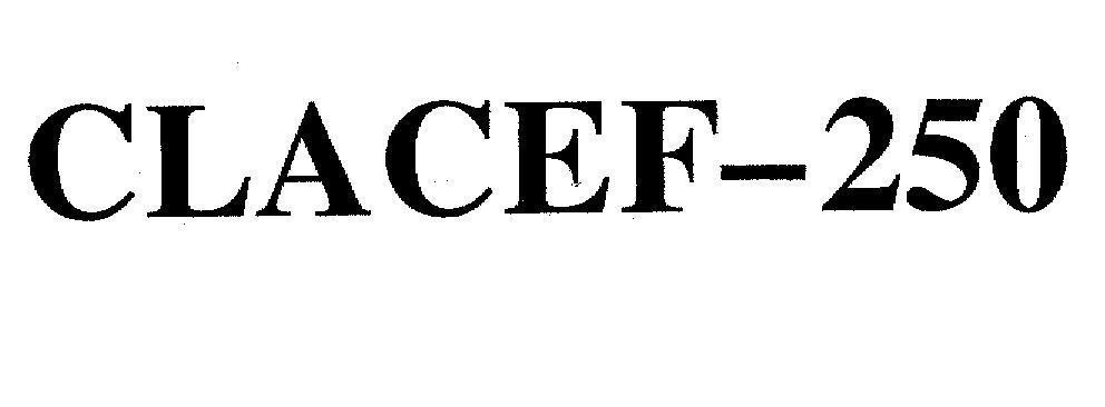 Mẫu nhãn hiệu CLACEF - 250