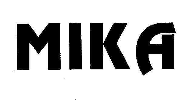 Mẫu nhãn hiệu MIKA