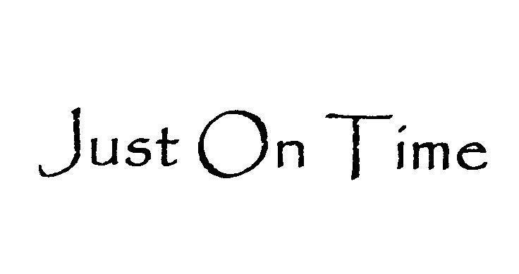 Mẫu nhãn hiệu JUST ON TIME