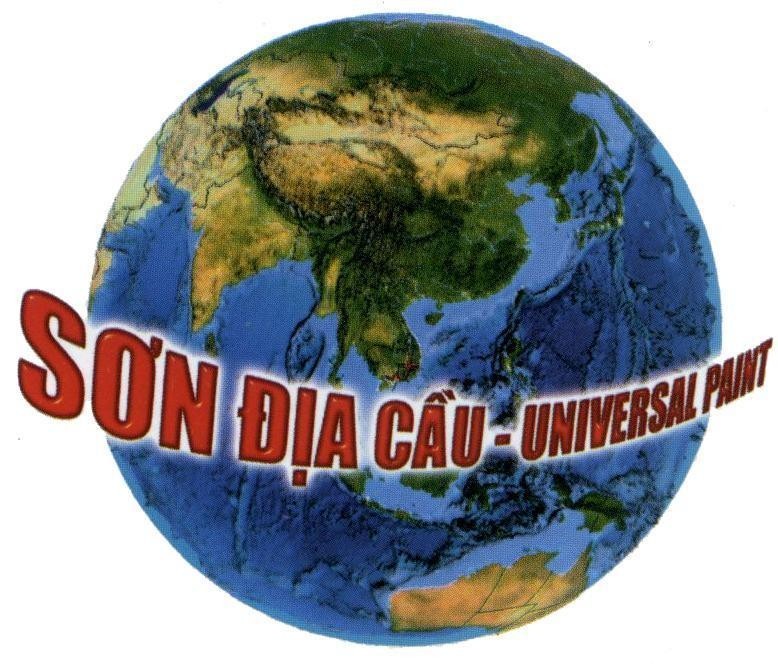 Mẫu nhãn hiệu Sơn Địa Cầu - UNIVERSAL PAINT