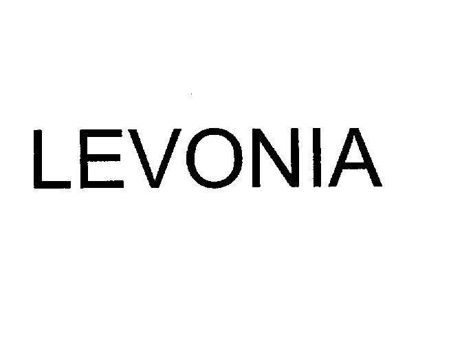 Mẫu nhãn hiệu LEVONIA