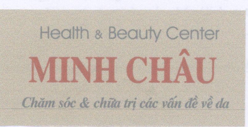 Mẫu nhãn hiệu MINH CHÂU Health & Beauty Center