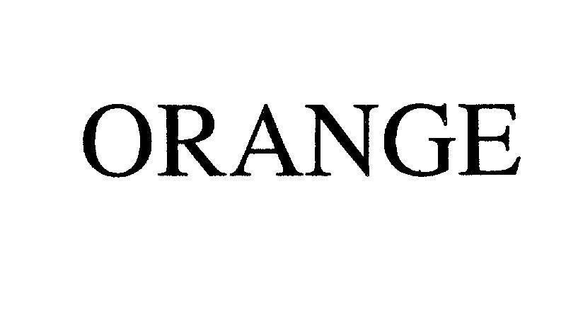 Mẫu nhãn hiệu ORANGE