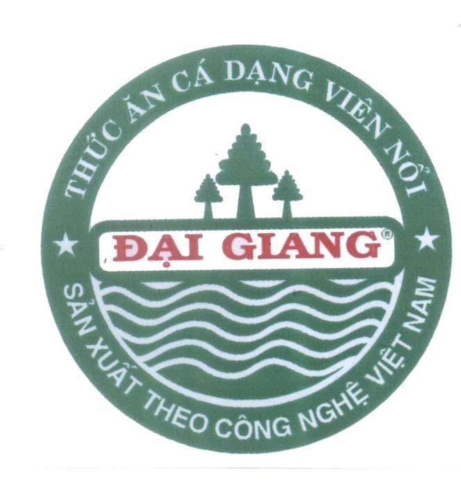 Mẫu nhãn hiệu ĐạI GIANG THứC ĂN Cá DạNG VIÊN NổI SảN XUấT THEO CÔNG NGHệ VIệT NAM