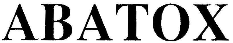 Mẫu nhãn hiệu ABATOX