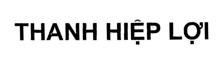 Mẫu nhãn hiệu Thanh Hiệp Lợi
