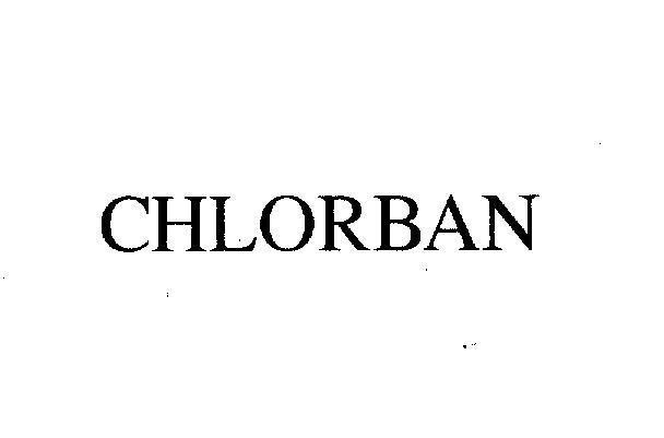 Mẫu nhãn hiệu CHLORBAN