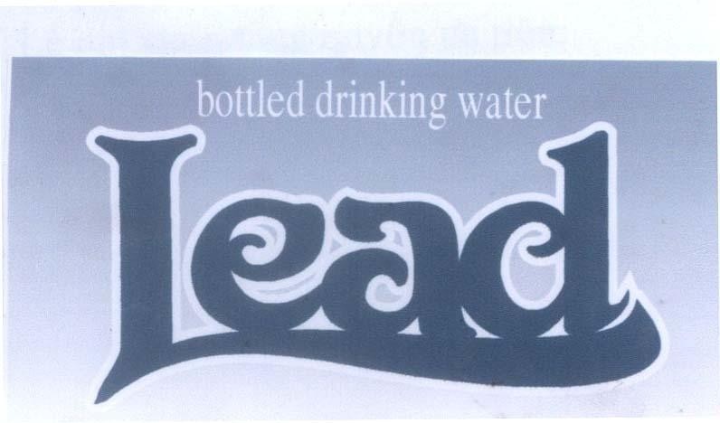Mẫu nhãn hiệu LEAD BOTTLED DRINKING WATER